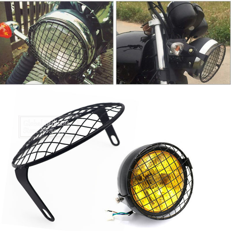 Mountain Biking Derby - Universele 7Inch Retro Stijl Motorfiets Koplamp