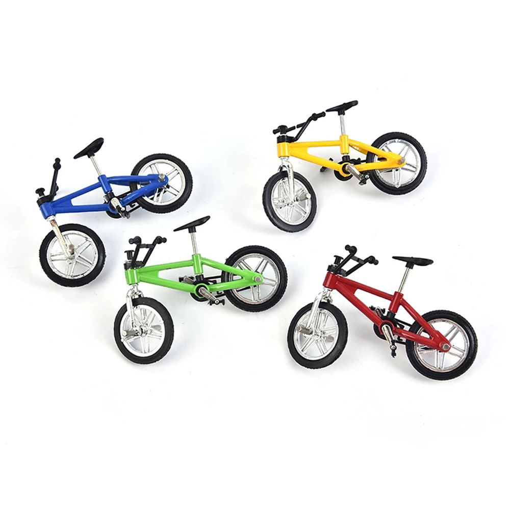 Mountain Biking Game - Hoogwaardige vingerfiets voor kinderen, met remkabel,