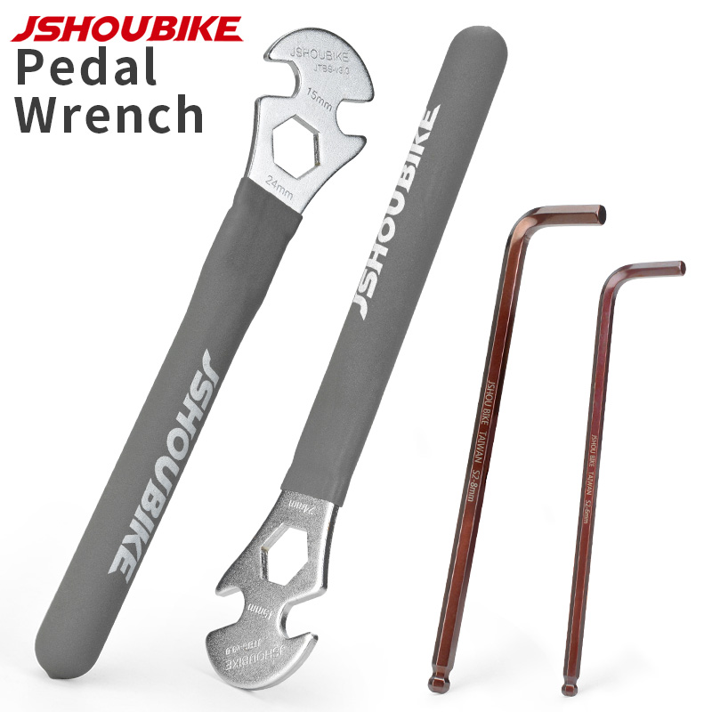 Mountain Biking Apparel - JSHOUBIKE 6/8/15mm fietspedaalsleutel inbussleutel stevig duurzaam
