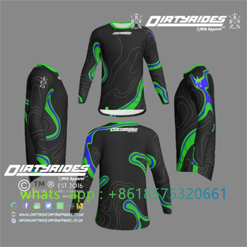 Enduro Moto Fiets Jersey Mouw  - Mountain Biking Gear For Men recensie en prijs