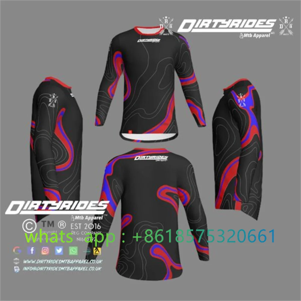 Enduro Moto Fiets Jersey Mouw  - Mountain Biking Gear For Men recensie en prijs