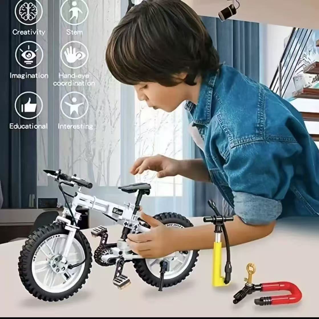 246PCS fiets mountainbike bouw - Mountain Biking Gifts recensie en prijs
